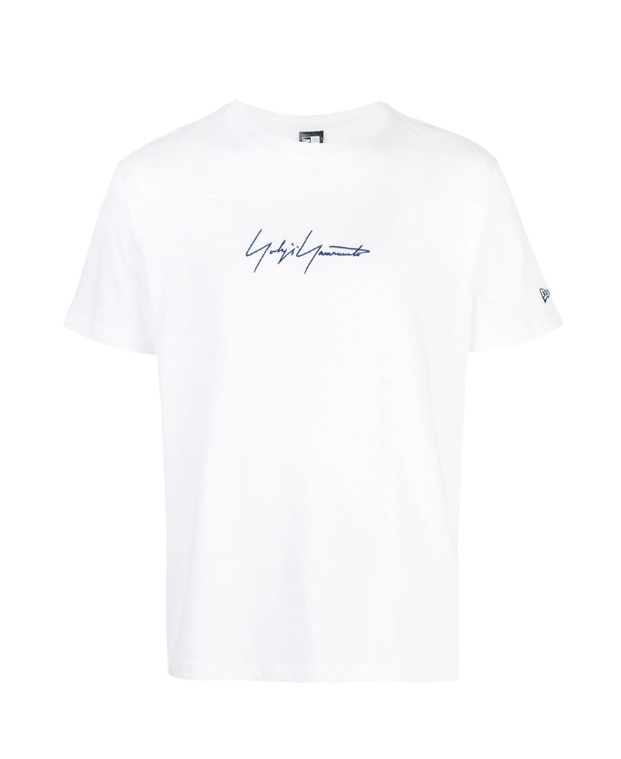 Yohji Yamamoto 白色logo刺绣t恤 | ModeSens