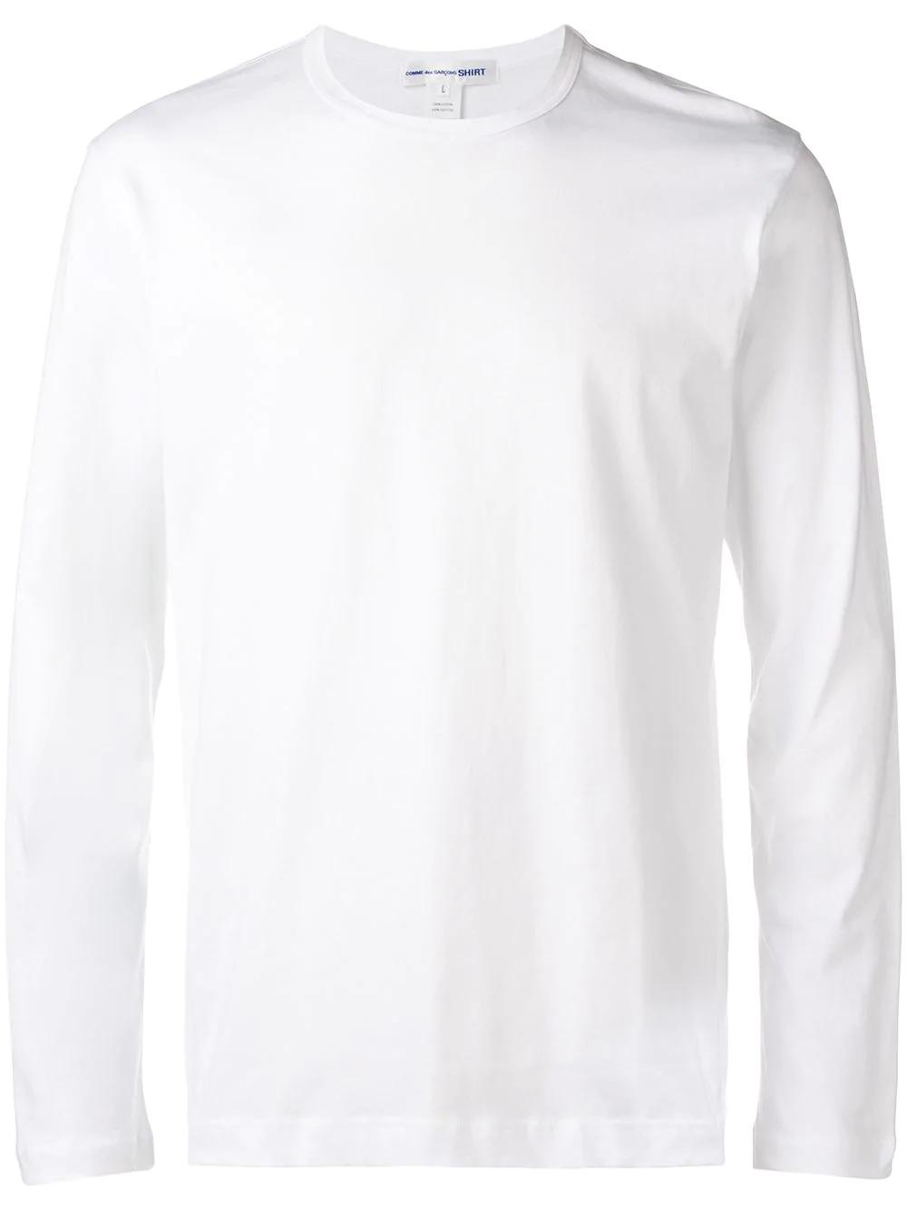 Comme Des Garçons 白色长袖t恤 In White | ModeSens