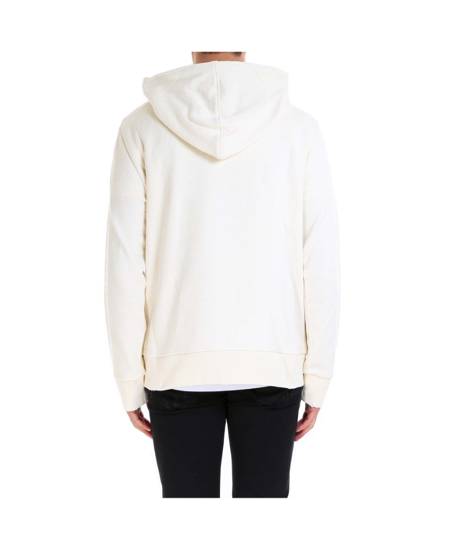 Gucci Cotton Sweatshirt W/logo Print In White | ModeSens