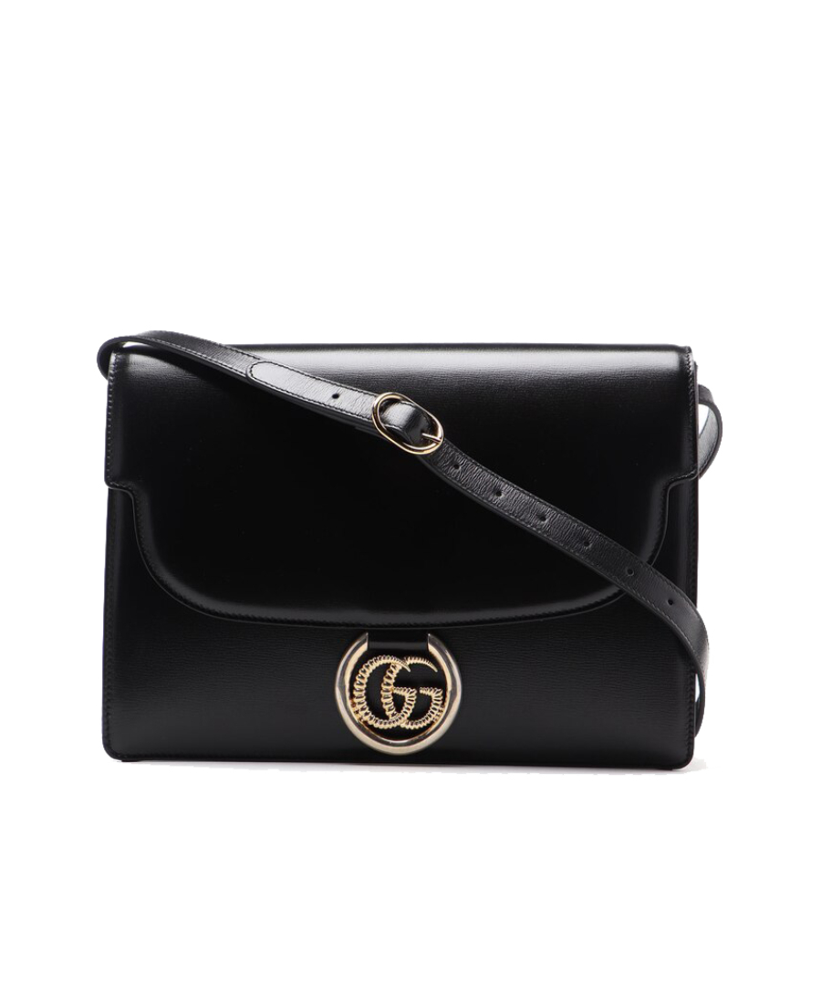 Shop Gucci 双g徽标单肩包