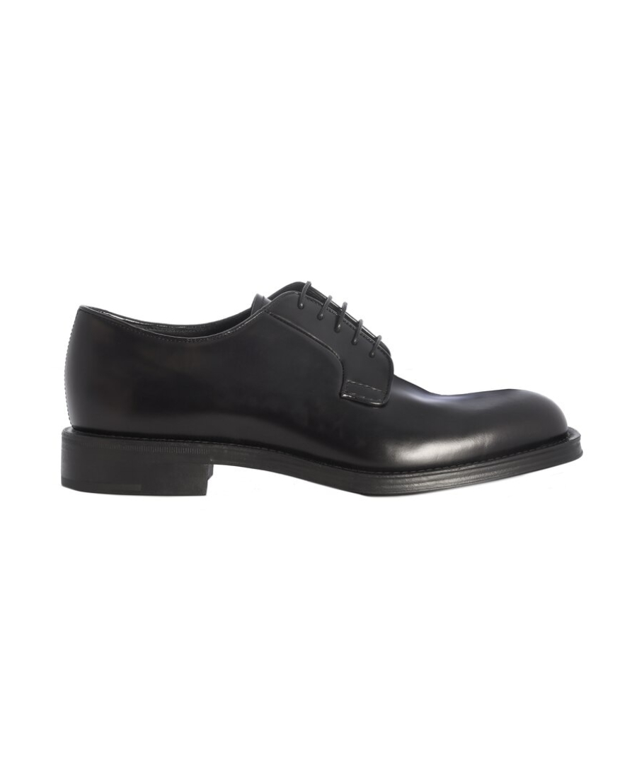 Prada 黑色经典正式商务鞋 In Black | ModeSens
