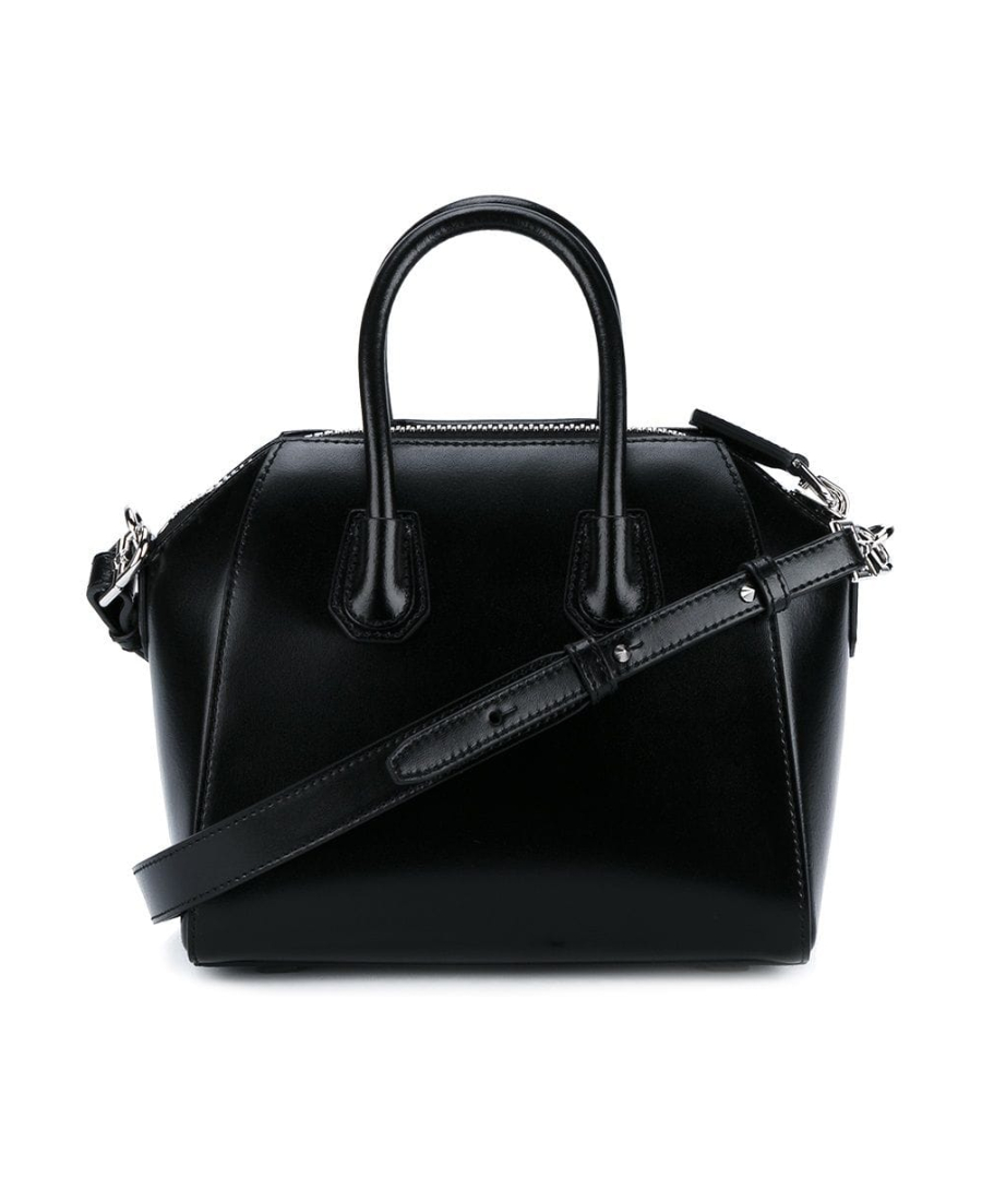 Givenchy 'mini Antigona' Box Leather Satchel - Black | ModeSens