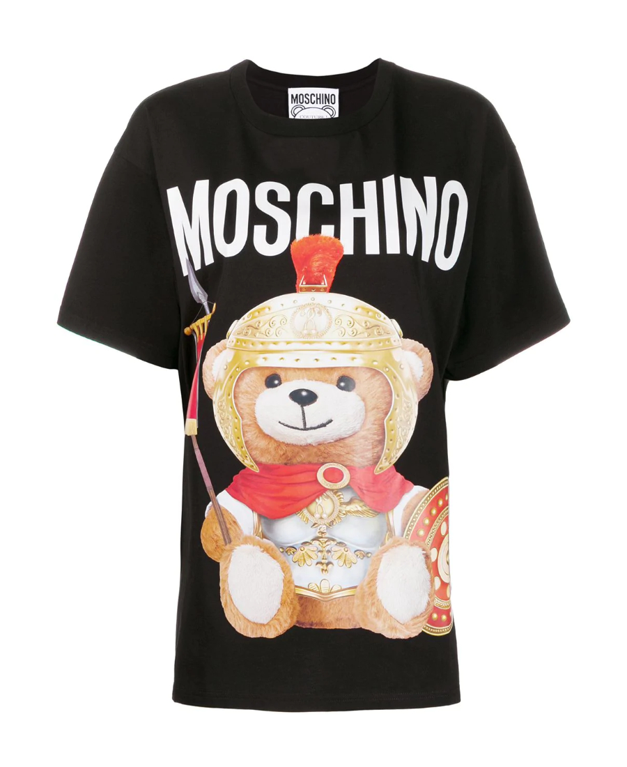 Shop Moschino 泰迪熊罗马战士t恤